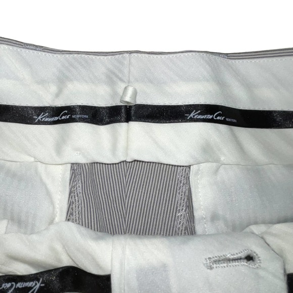 Kenneth Cole Men’s Gray Pinstripe Dress Pants Size 32w x 32L - Picture 5 of 6